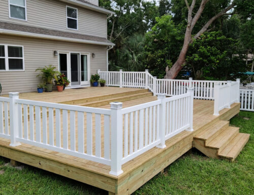 Wooden Raised Deck – The Perfect Solution for Uneven Yards & Elevated Homes