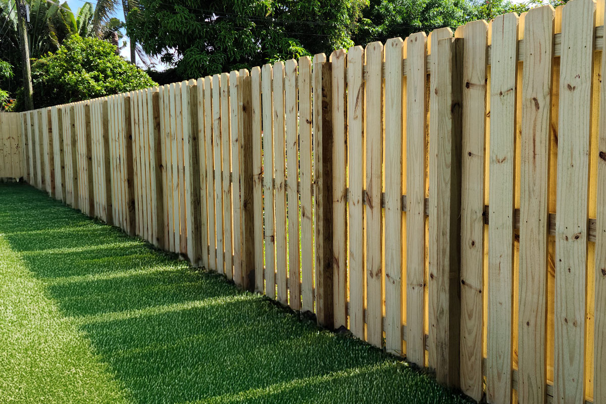 Wood Fence Classic Beauty, Strength & Natural Privacy