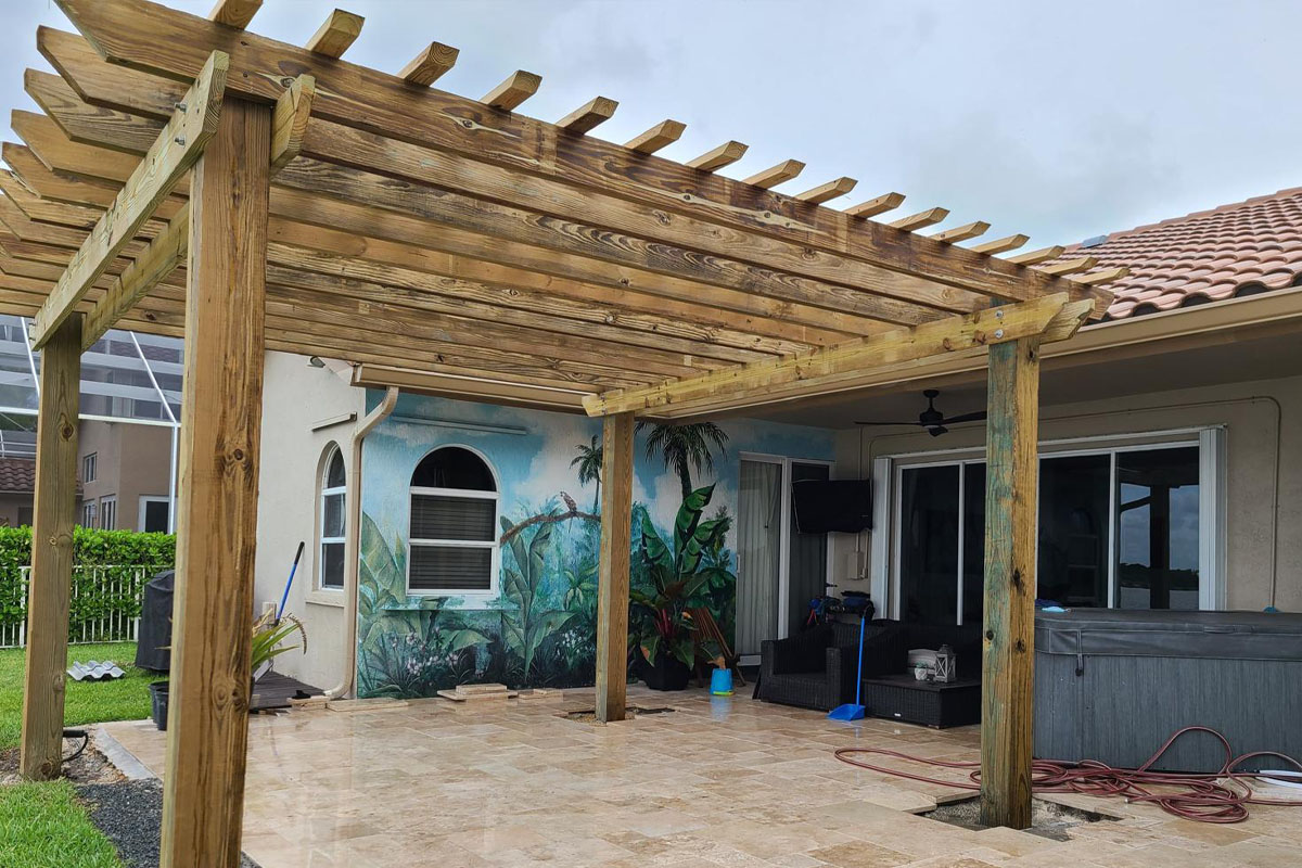 Wood Pergola – Elegant Outdoor Living Structures Built for South Florida