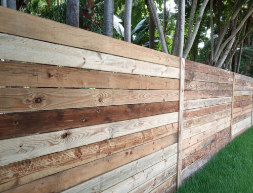 Horizontal Fence Installation – Modern, Premium Wood & Composite Fencing